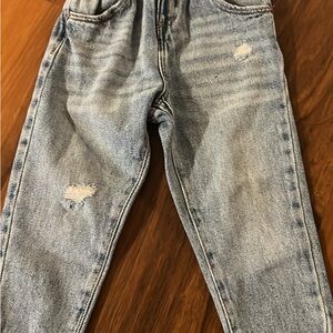 Stylish Light Blue Distressed Toddler Jeans